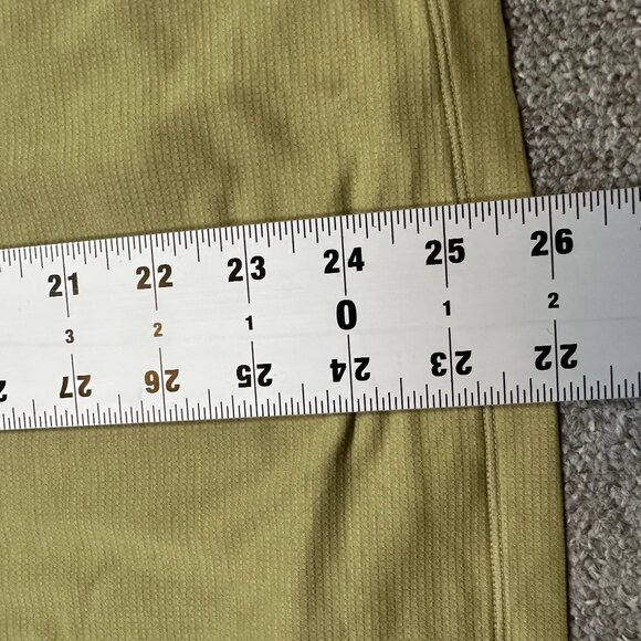 Janji Short Sleeve Workout Running Shirt Yellow Green Men's Size Medium - Picture 5 of 6